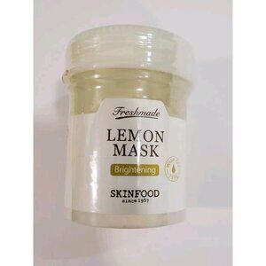 Skinfood Freshmade Lemon Mask North American Brightening 3.04 Fl. Oz New